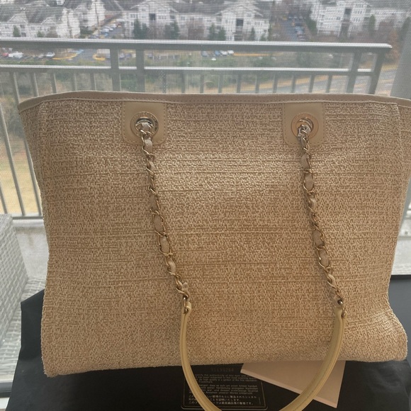 Authentic Chanel Deauville Bag - Picture 5 of 10